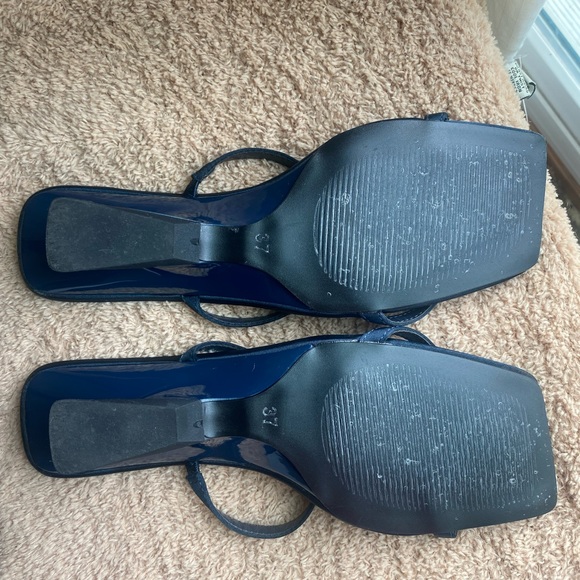 ZARA MINI WEDGE SANDALS WITH THIN STRAPS s 37 - Picture 8 of 8